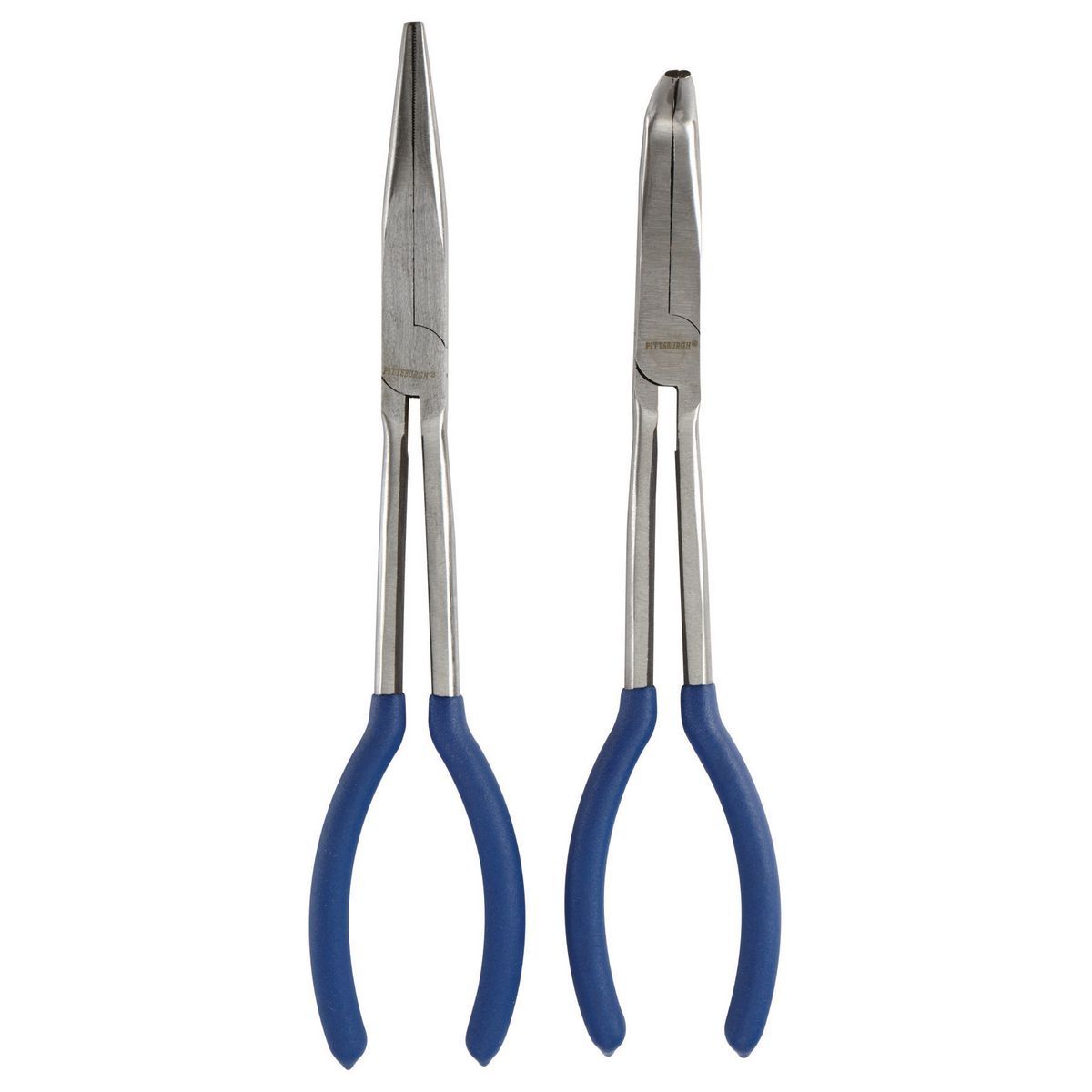 11 in. Straight & 90° Offset Long Reach Pliers, 2-Piece Q1297