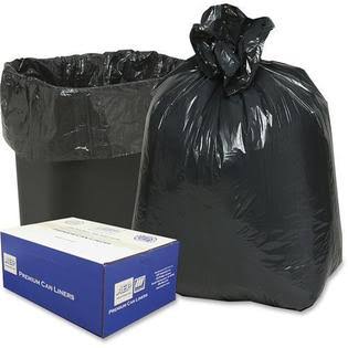 16 Gal Black Low Density Can Liners 500 Carton R5391