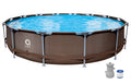 14ft x 33 Round Steel Frame Above-Ground Swimming Pool A778981