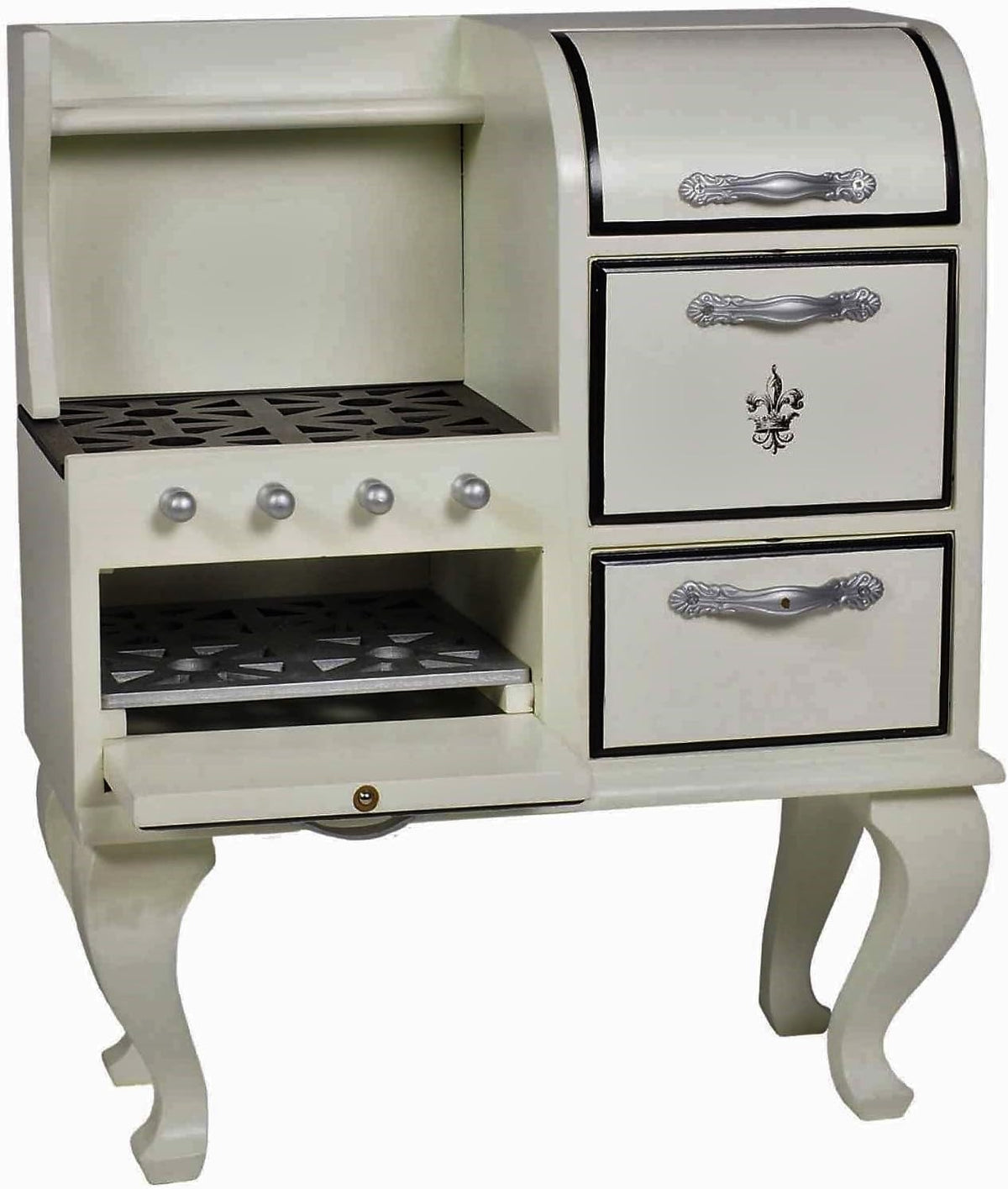 18 Inch Doll Furniture Wooden Cook Stove & Oven E743