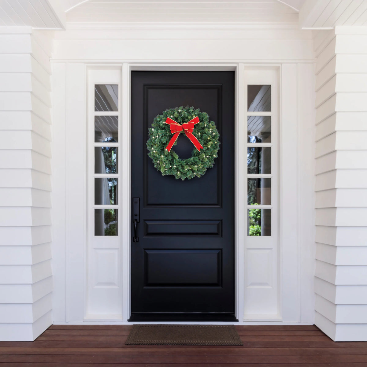 24” Pre-lit Christmas Wreath P773