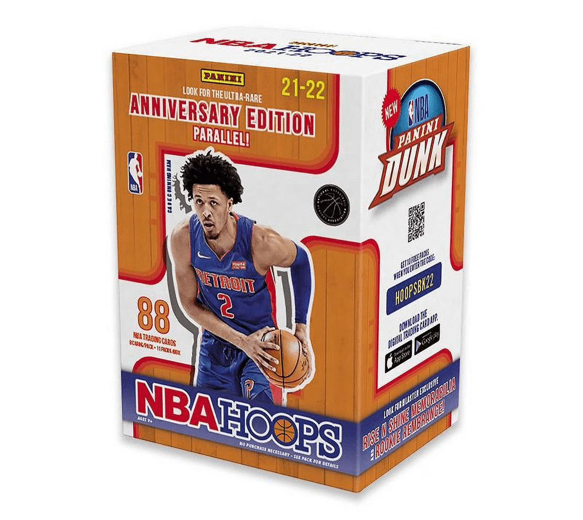 2021 Panini NBA Hoops Basketball Trading Card Blaster Box T782