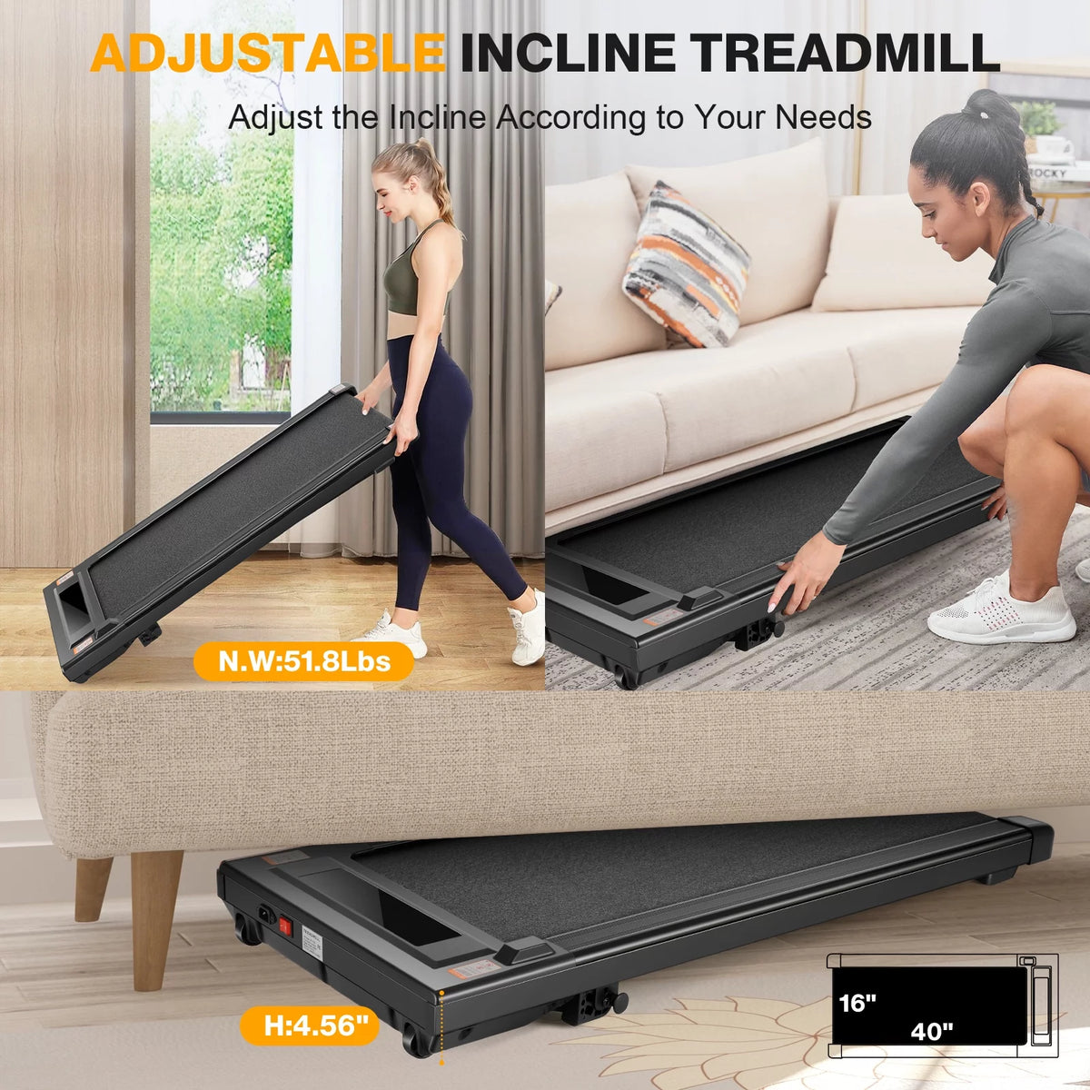 2.5HP Incline Compact Treadmill P771