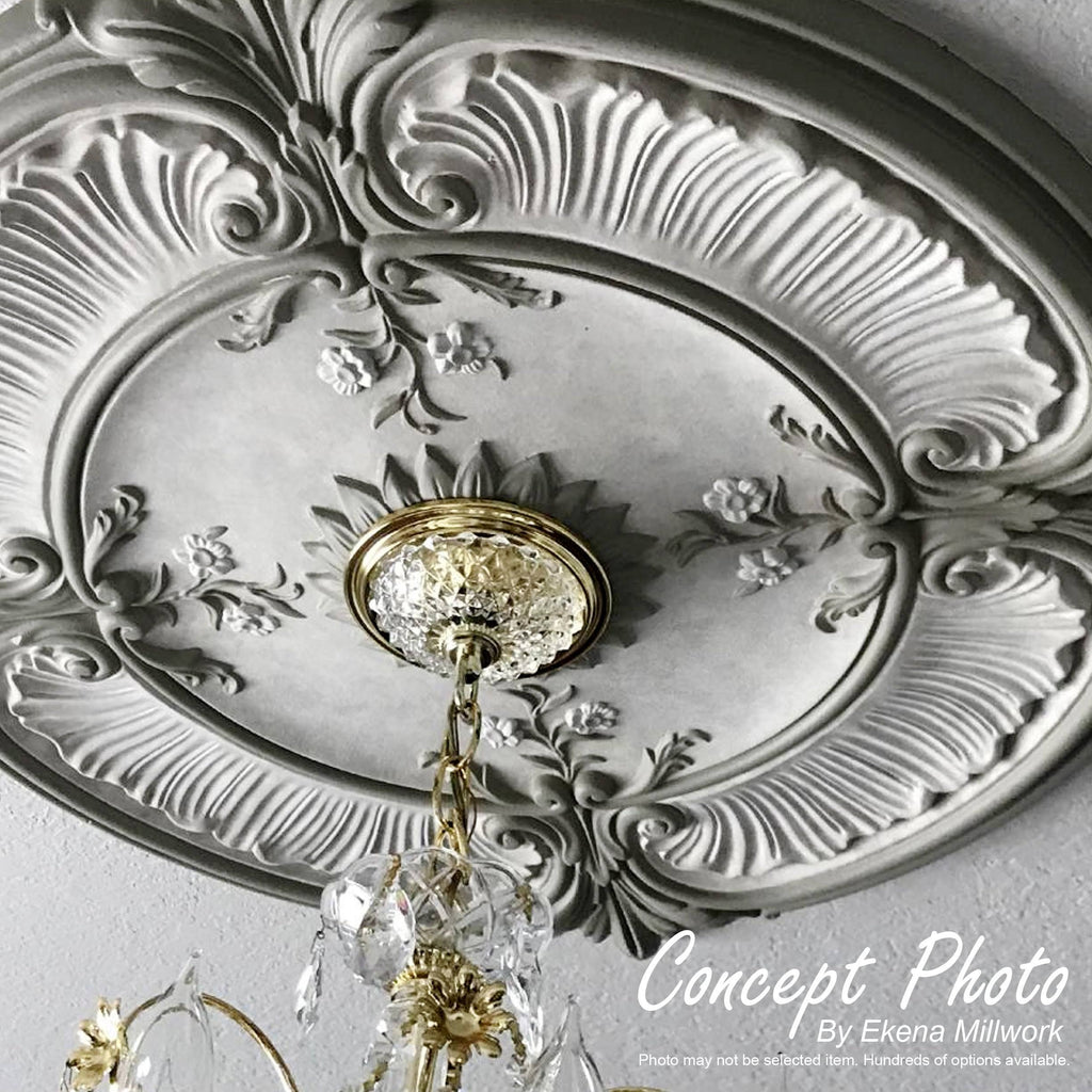 16 1/8x22OD x 5/8x22P Marseille Ceiling Medallion N4221