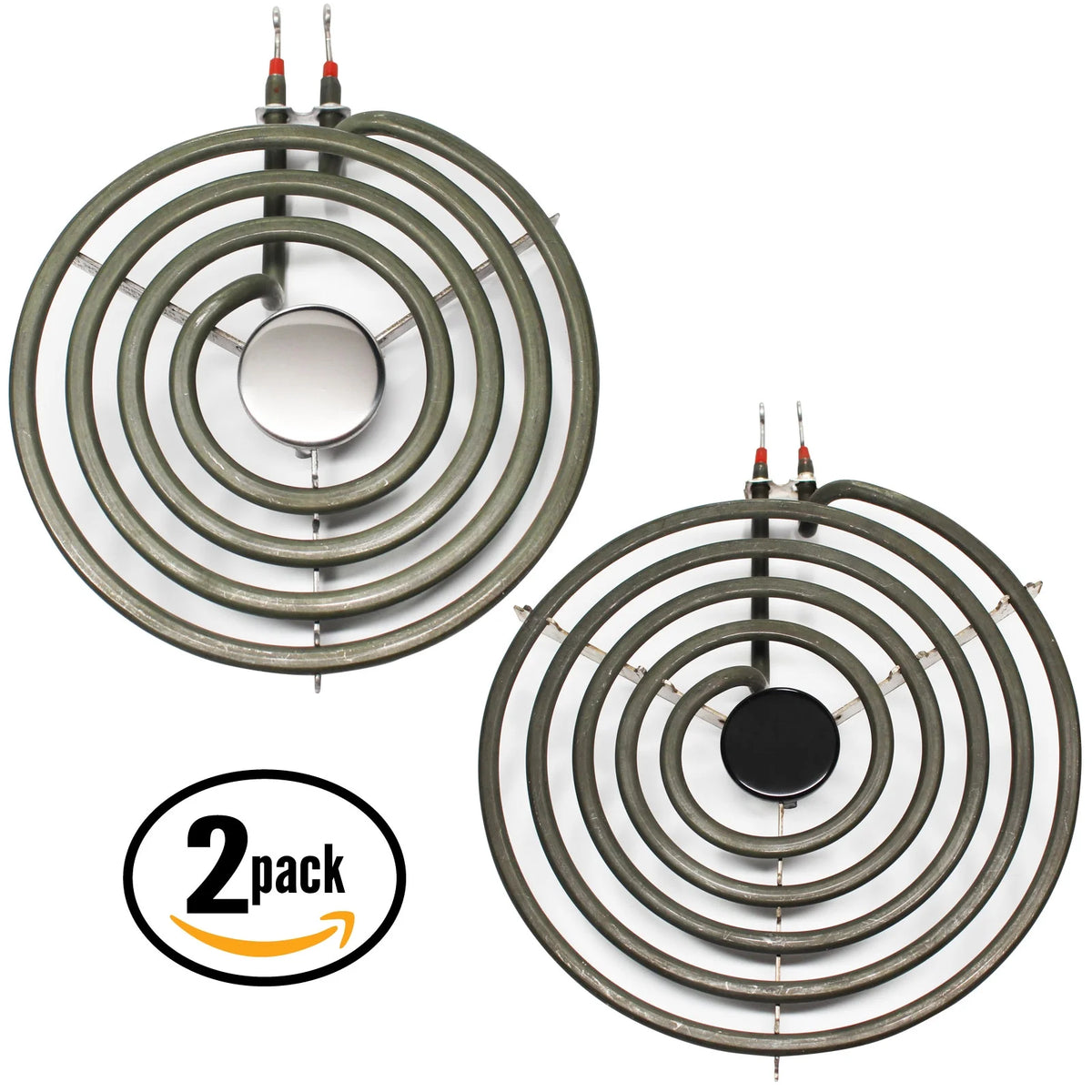 2-Pack 8 inch 5 Turns & 6 inch 4 Turns Surface Burner Elements O9223