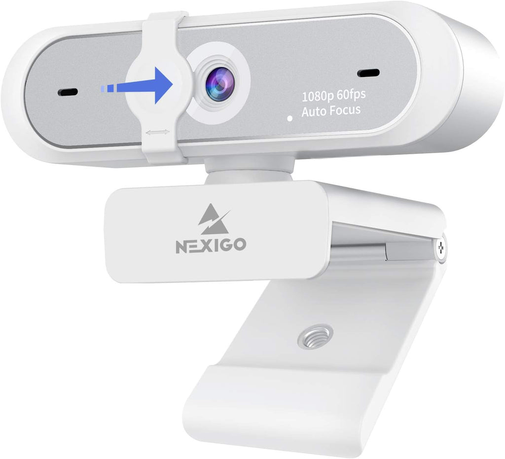 1080P 60FPS Webcam with Dual Microphone & Cover W97459