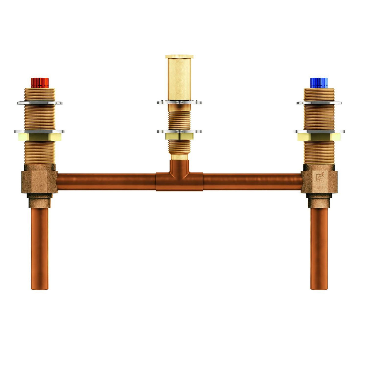 1/2x22 Sweat Roman Tub Rough-In Valve, Brass V406