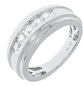 14k White Gold Five Stone Diamond Ring E566927