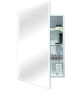14"x24" Rectangular Beveled Frameless Mirror Cabinet V811698