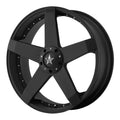 17x7.5 Matte Black Car Wheel D9910