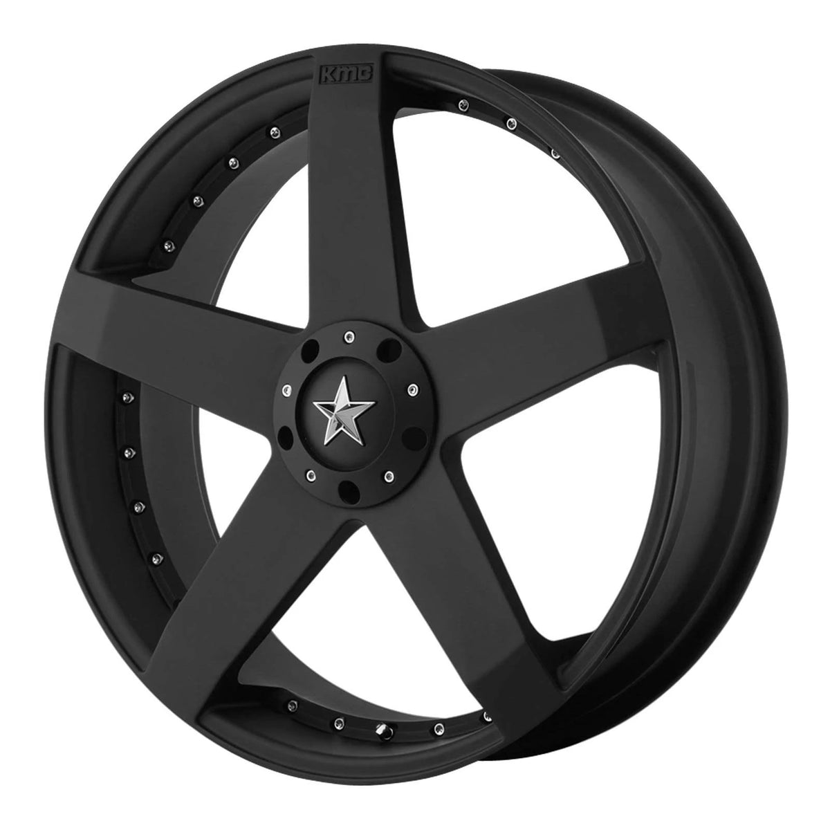 17x7.5 Matte Black Car Wheel D9910