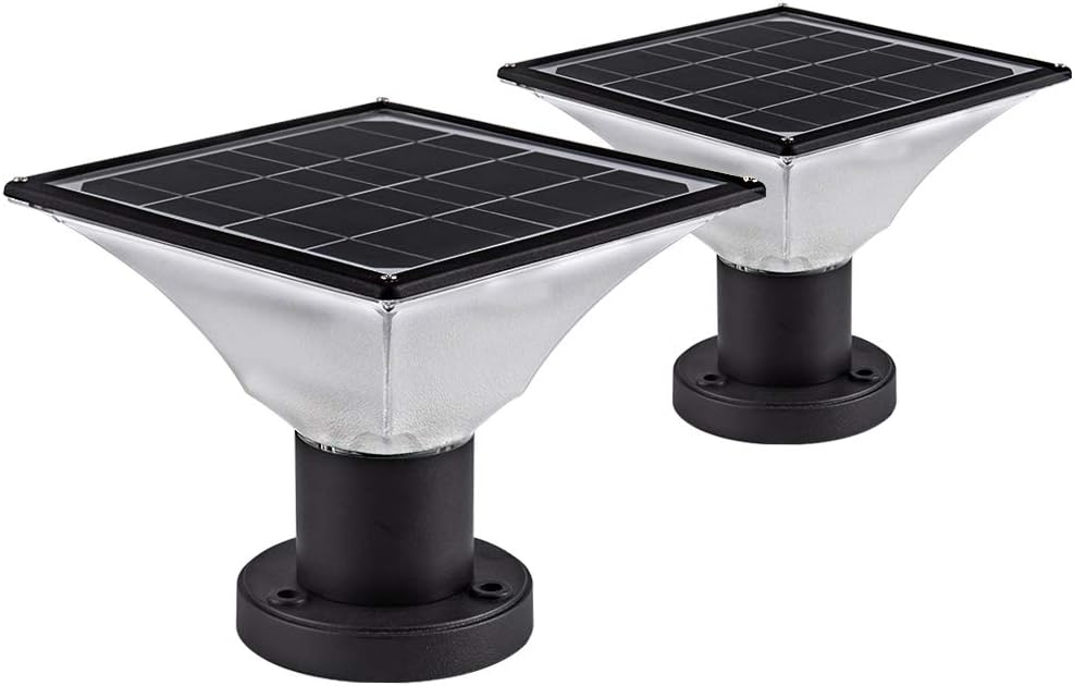 2 Pack Solar Post Cap Lights R1553