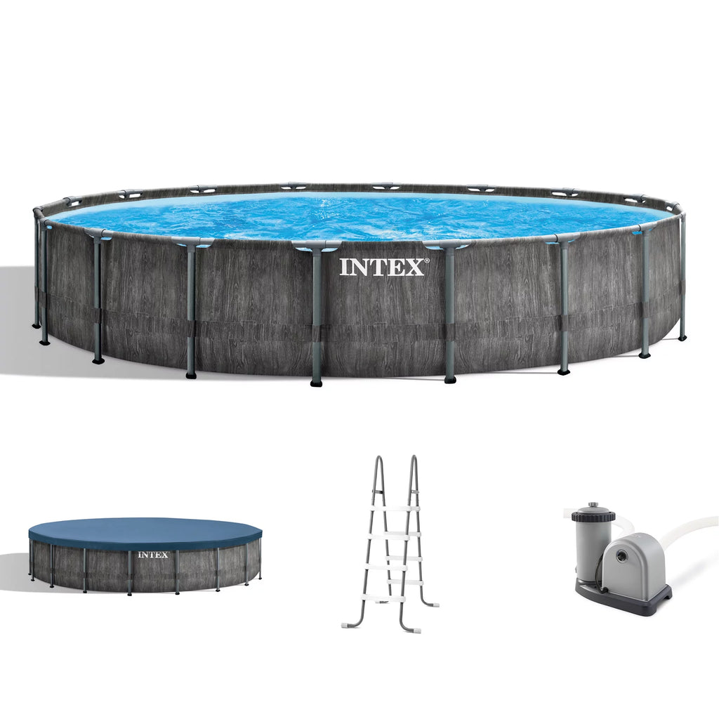 15' x 48 Above Ground Swimming Pool and Filter Pump D40238