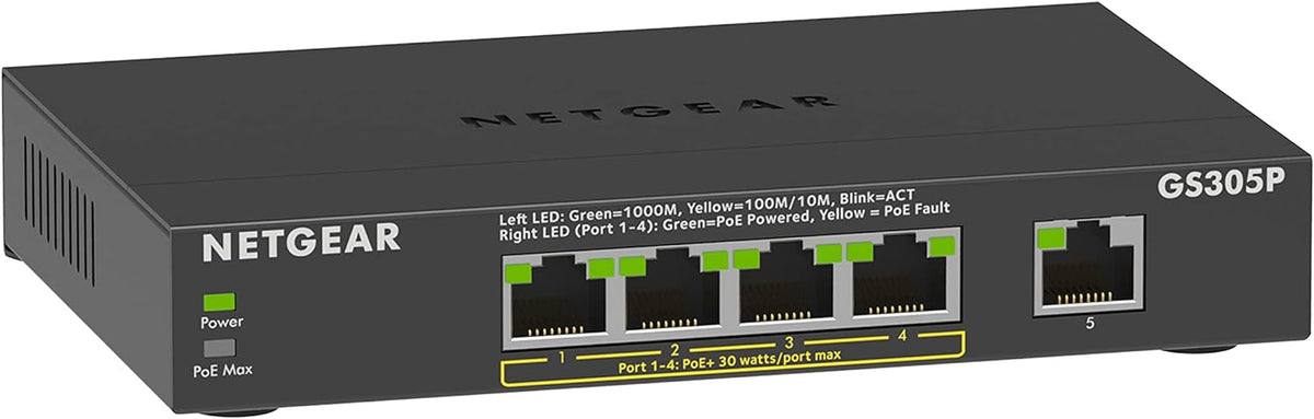 16-Port PoE Gigabit Ethernet Plus Switch with 15 x PoE+ @ 180W, 1 x 1G SFP Port B79277