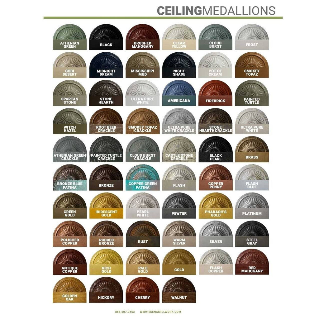 16 1/8x22OD x 5/8x22P Marseille Ceiling Medallion N4221