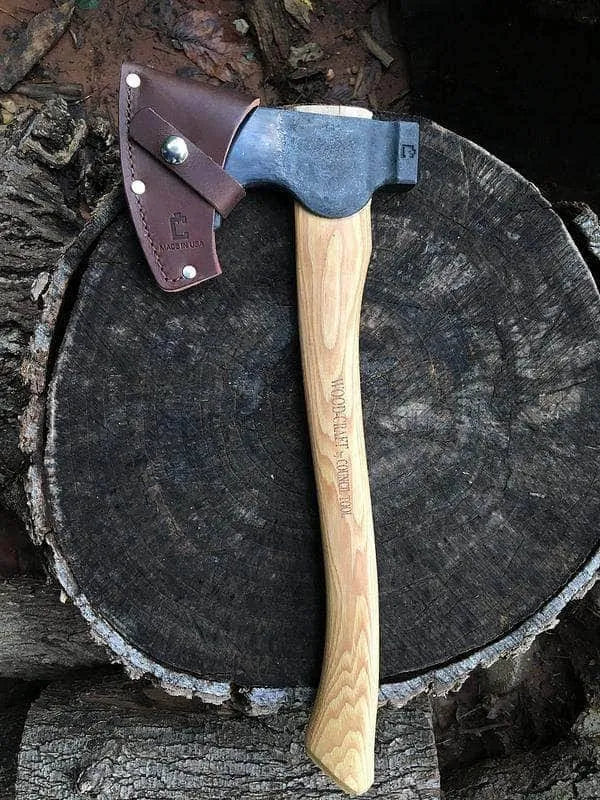 1.7# Wood-Craft Camp Carver Axe, 16x22 Curved Handle Axe R39236