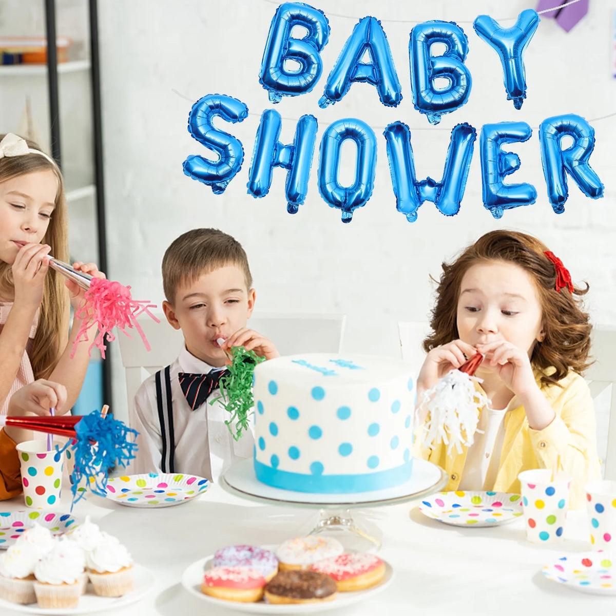 2 Sets Baby Shower Birthday Decoration Dolls A392154