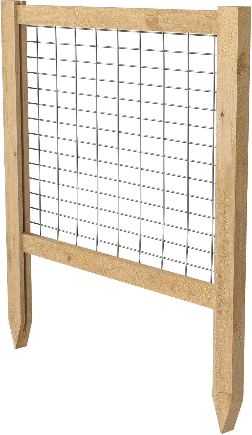 2 Pack 23.5" Cedar Garden Fence E356