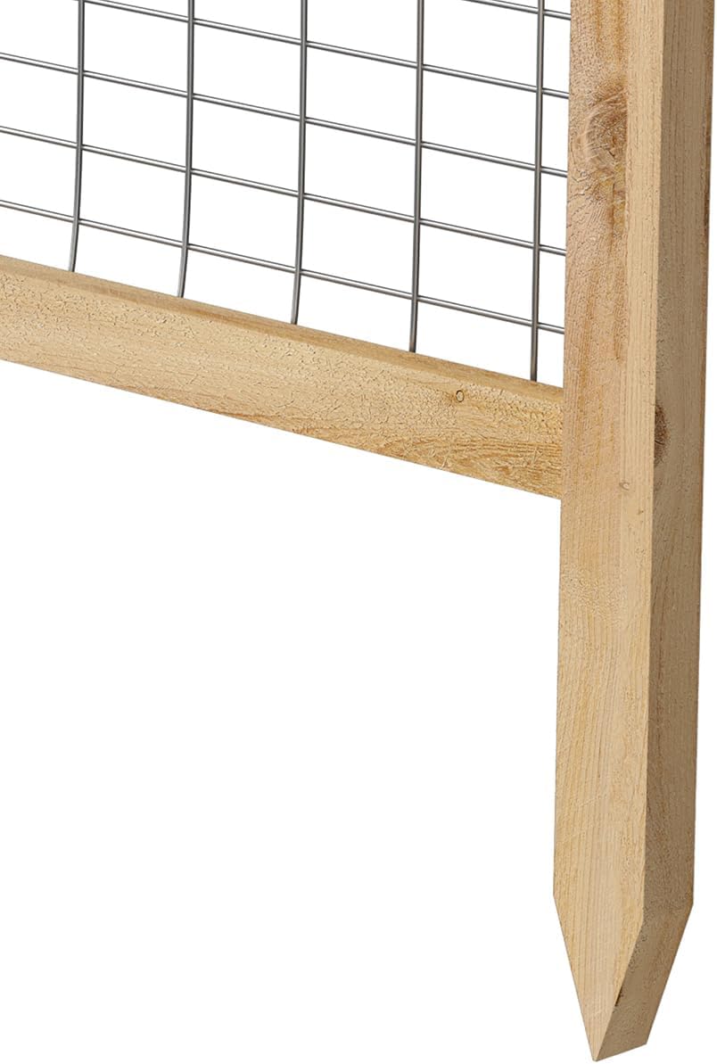 2 Pack 23.5" Cedar Garden Fence E356