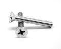 #4-40 x 7/16 Coarse Thread Machine Screw Phillips Flat Head Low Carbon Steel Zinc Plated F45704