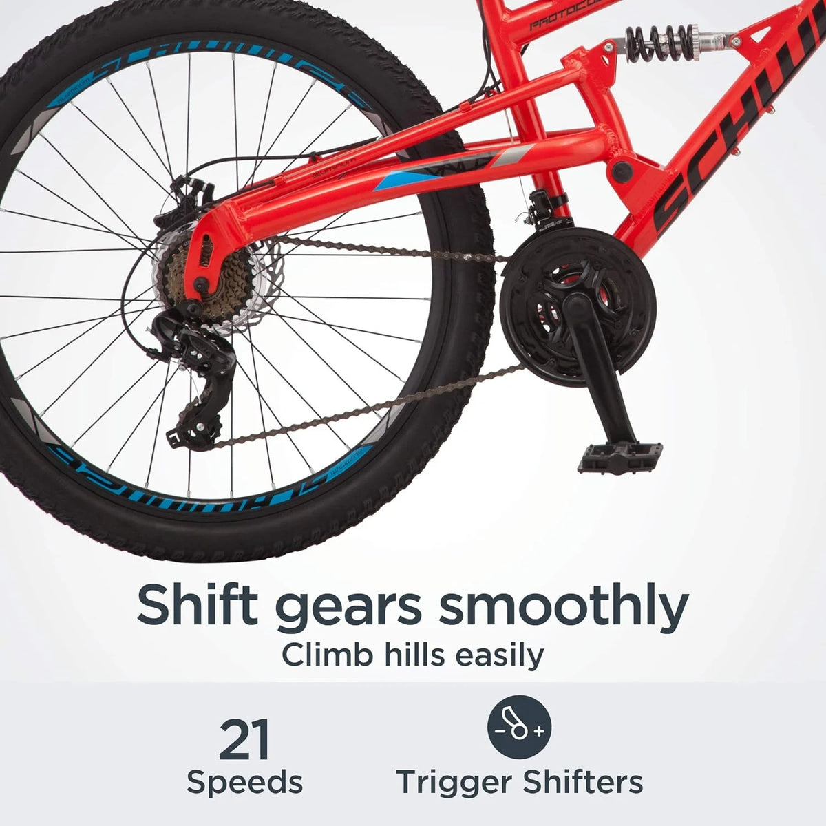 26 In. Wheels 24-Speed Aluminum Full Suspension Mountain Bike B921