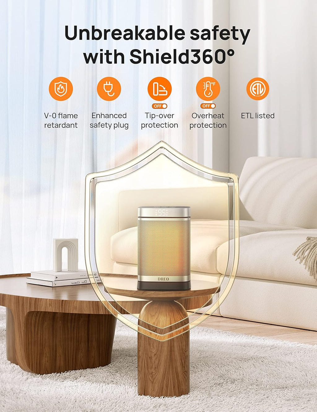 1500W Oil Filled Radiator Heater with Remote Control D736