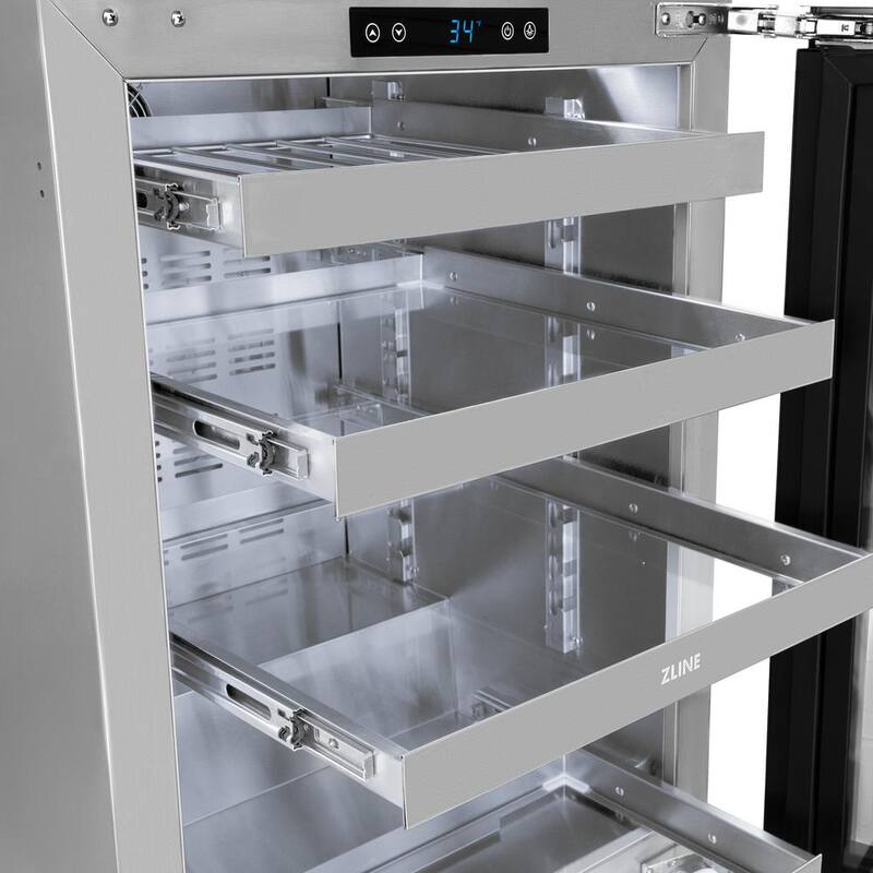 24 in. Single Zone Beverage Fridge with Glass Door O4030