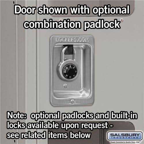 15x22 Wide Single Tier See-Through Metal Locker K46630