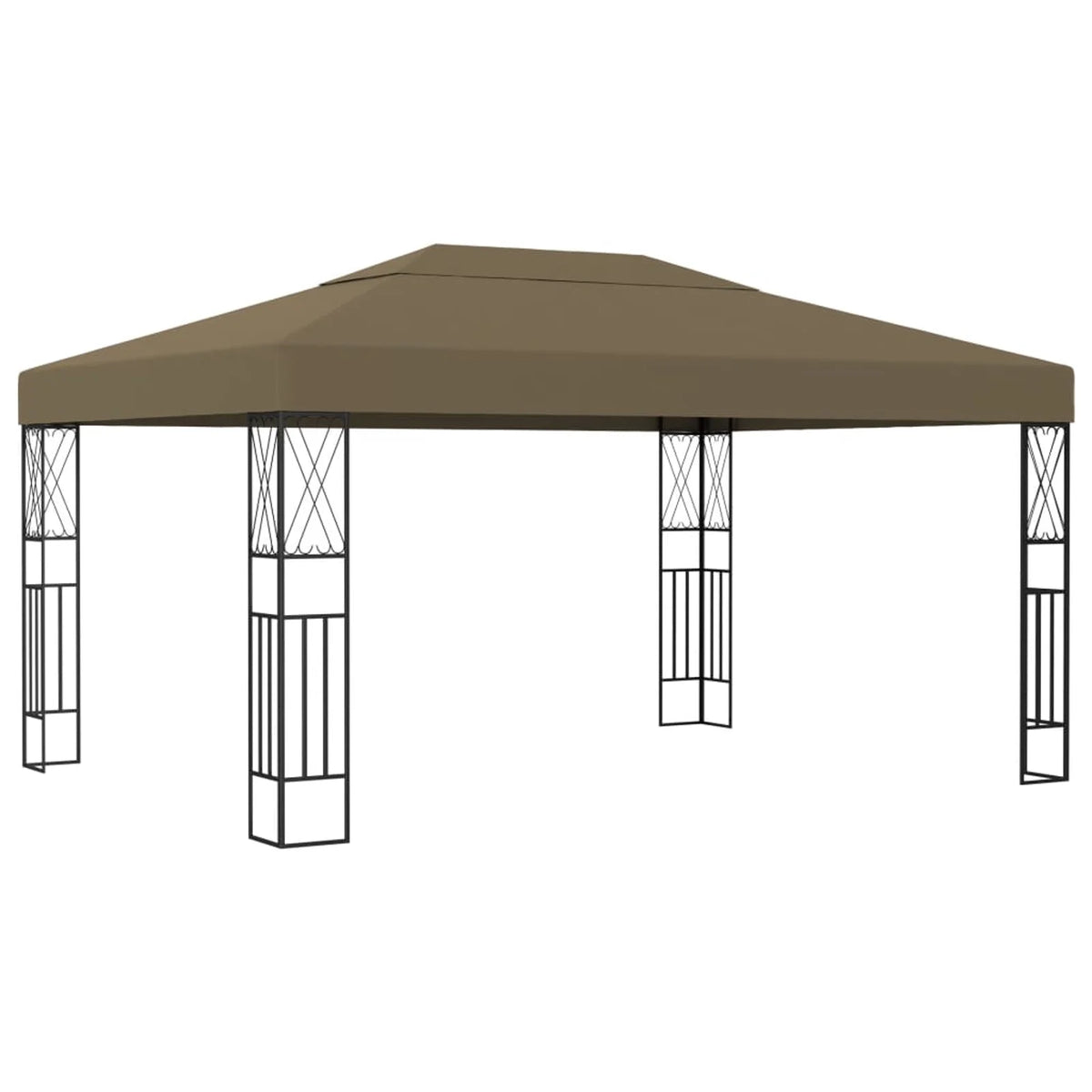 Waterproof Shelter Tent Cover Canopy Taupe V44219
