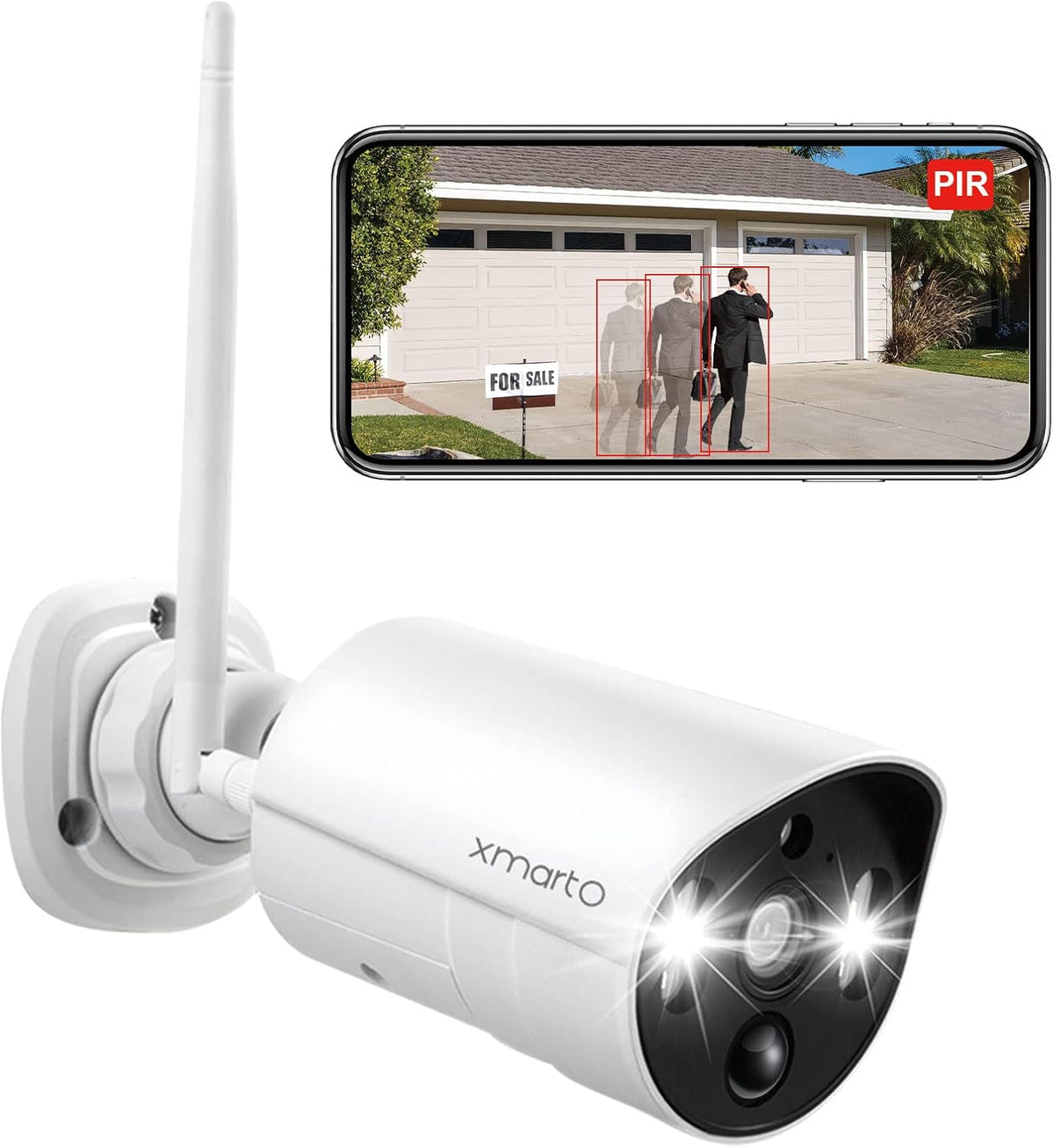 2K HD Wireless Security Camera System with Color Night Vision V371