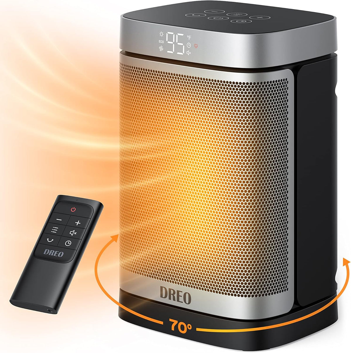 1500W Oil Filled Radiator Heater with Remote Control D736