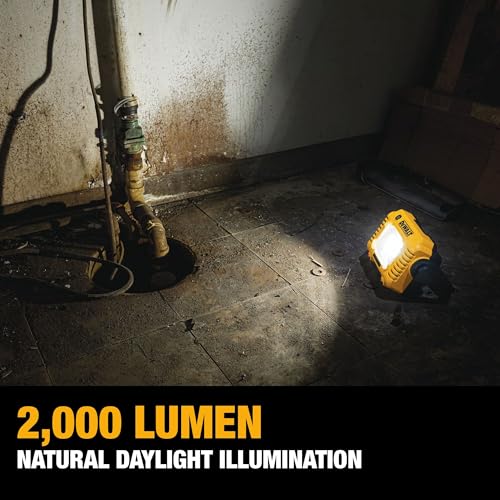 12V/20V MAX LED Work Light, 2000 Lumens, Cordless U981