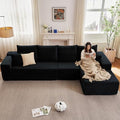107" Modular Corduroy Sectional Sofa with Chaise Z7410