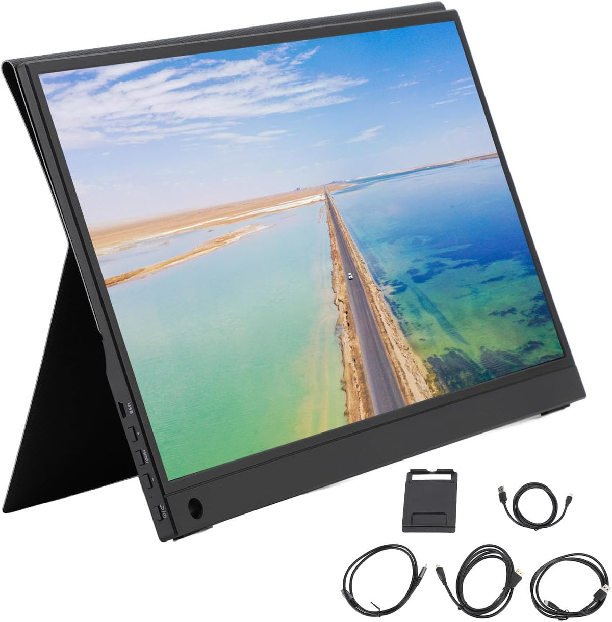 15.6 Inch Portable Monitor with Touchscreen, HDR Display X8796