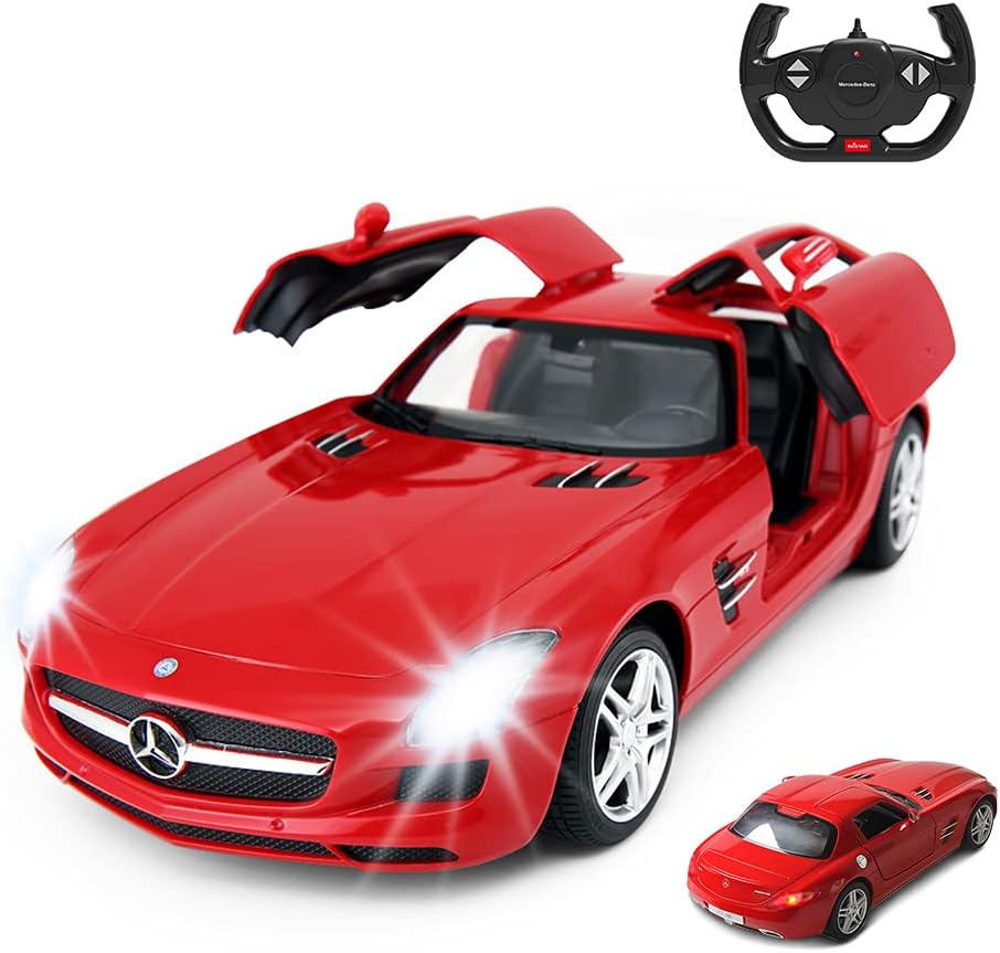 1/14 Scale Remote Control Mercedes-Benz SLS AMG Car with Open Doors and Working Lights D682041