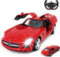 1/14 Scale Remote Control Mercedes-Benz SLS AMG Car with Open Doors and Working Lights D682041