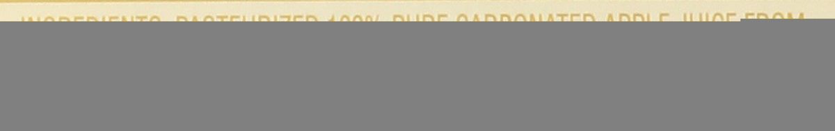 12 per Case 10 Fluid Ounce Apple Sparkling Juice Y75291
