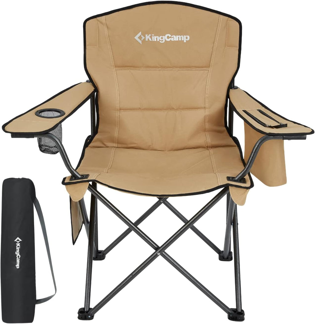 2 Pack Heavy Duty Oversized Folding Camping Chairs T115087