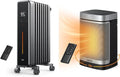1500W Oil Filled Radiator Heater with Remote Control D736