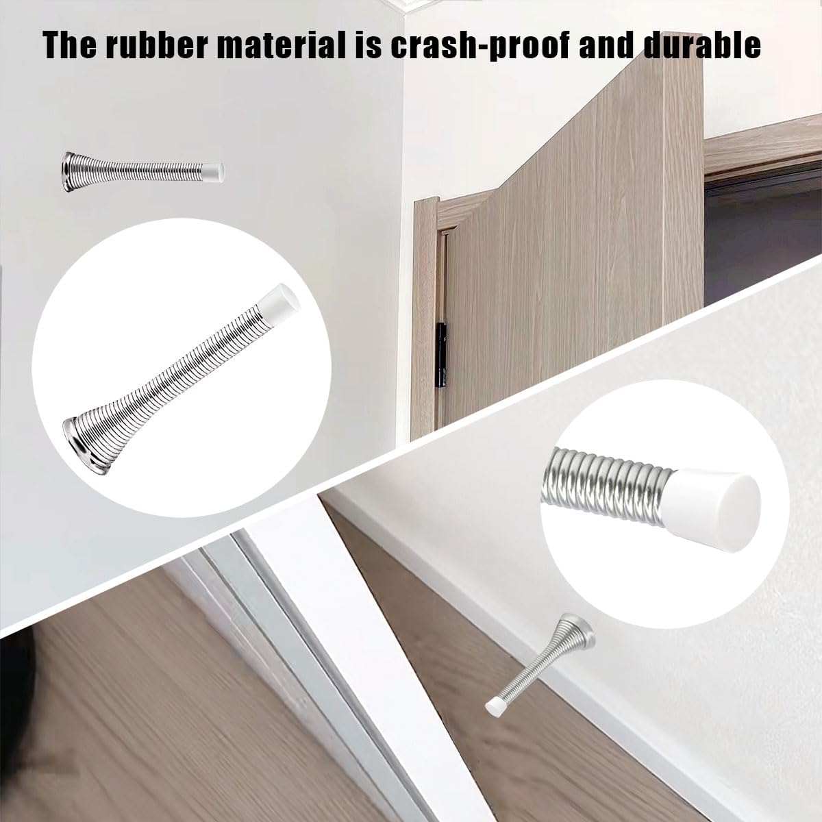20 PCS Door Stop Caps Rubber Tips S7906