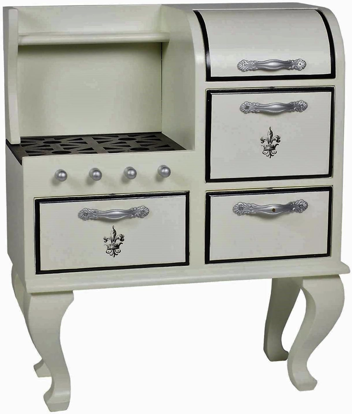 18 Inch Doll Furniture Wooden Cook Stove & Oven E743