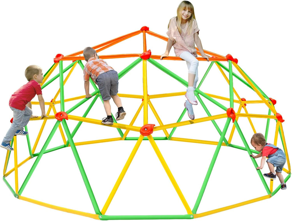 10FT Geometric Climbing Dome Outdoor Play Equipment G683