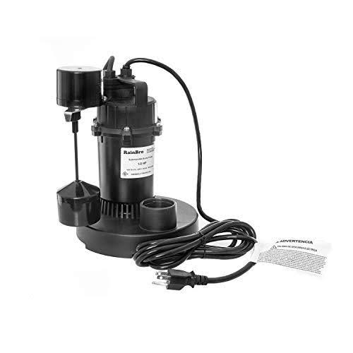 1/2 HP Thermoplastic Submersible Sump Pump with Vertical Float Switch A9910