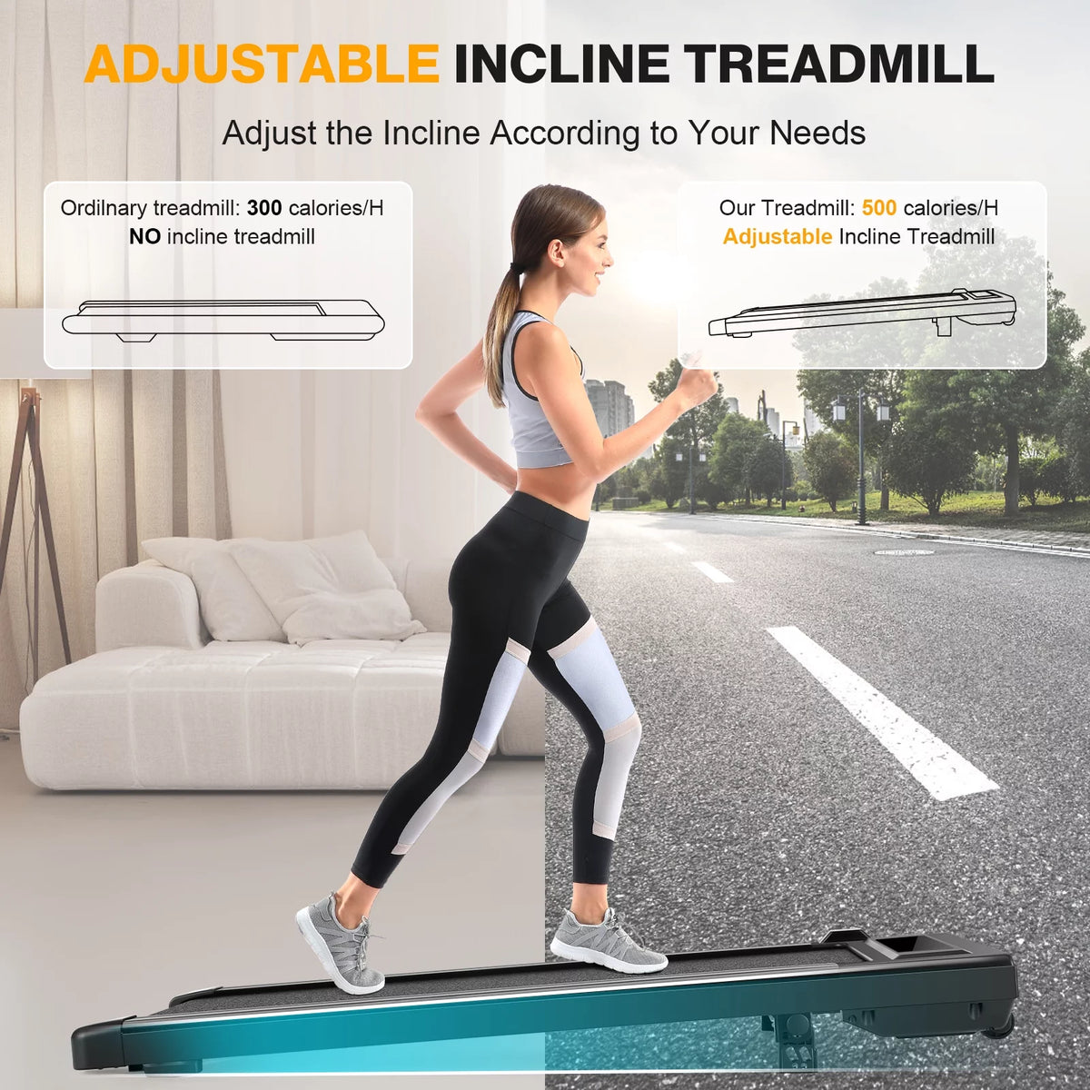 2.5HP Incline Compact Treadmill P771