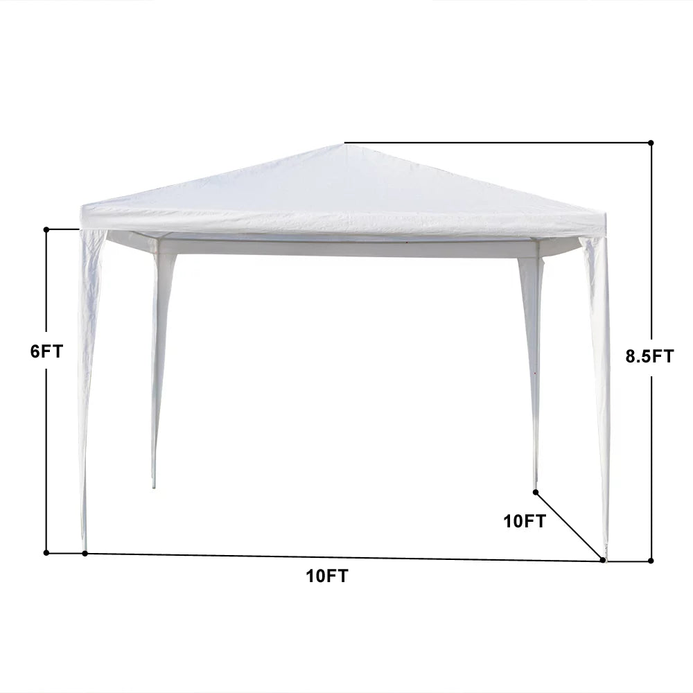 10 x 10 Canopy Tent with 3 Removable Sidewalls and Portable Bag M30571