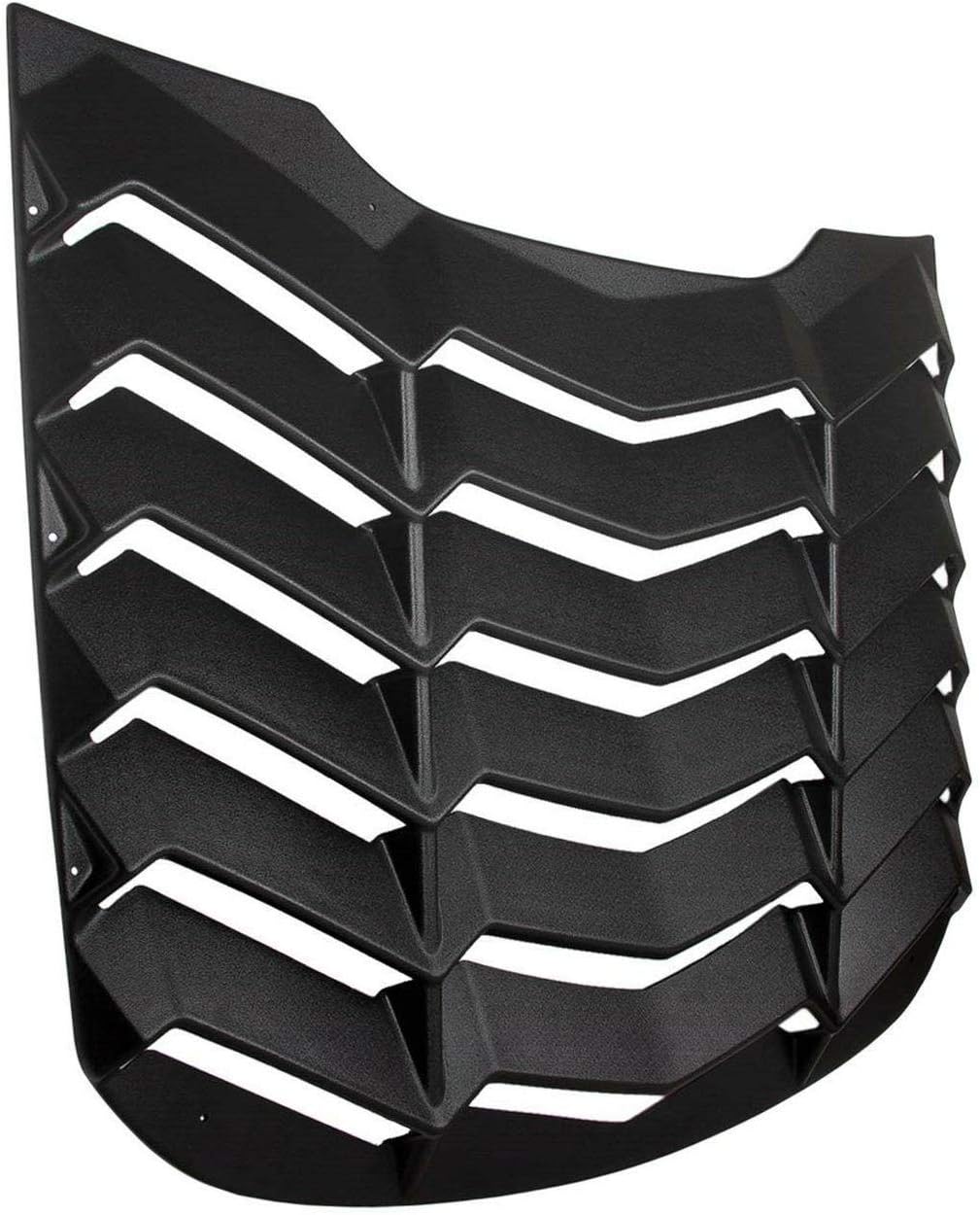 Matte Black Rear and Side Window Louvers Sun Shade Cover for Ford Mustang G129