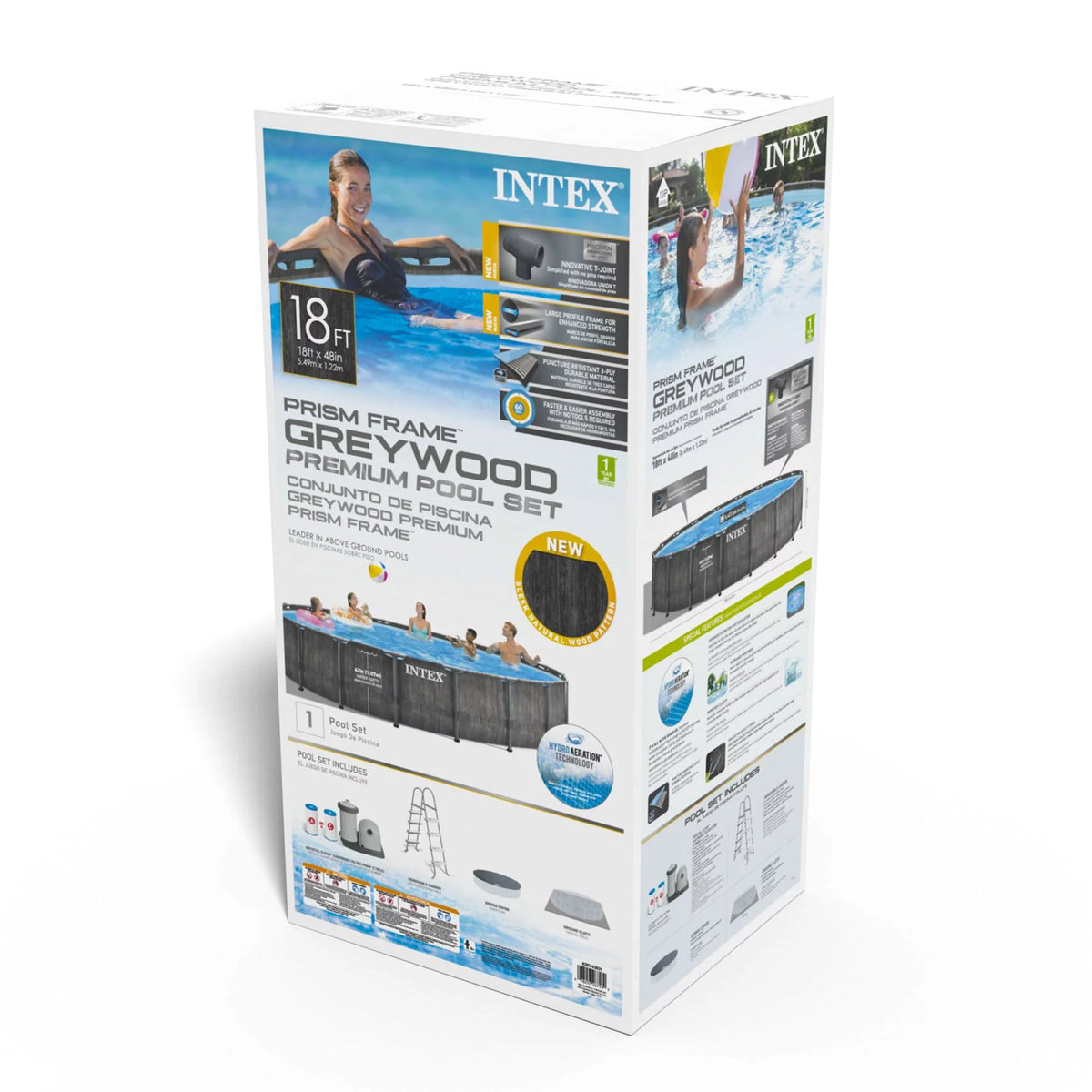 15' x 48 Above Ground Swimming Pool and Filter Pump D40238
