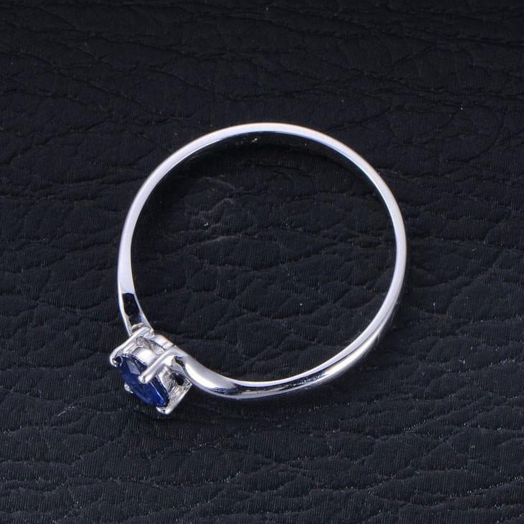 1.25 Carat Oval Moissanite Engagement Ring on 10k White Gold F378