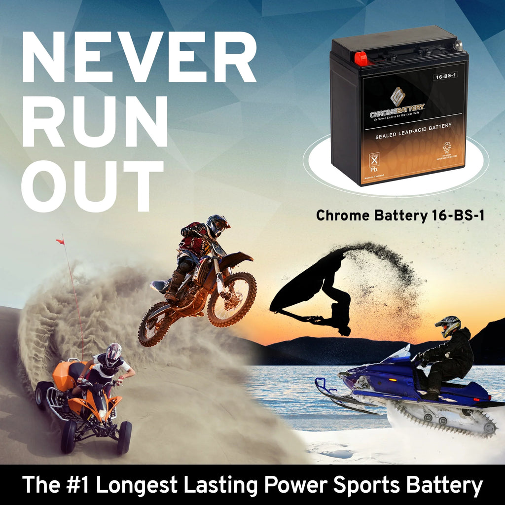12 Volt 14 Ah 165 CCA Motorcycle Battery R160355