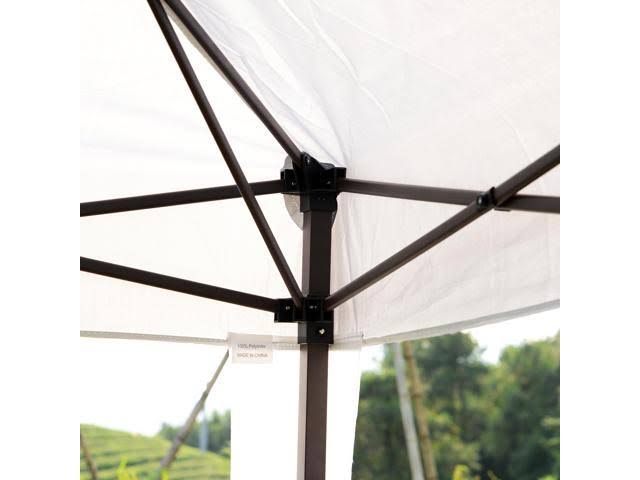 10x20 ft Pop Up Canopy Tent Gazebo with Sides - White M445561